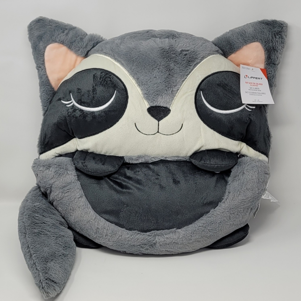 Lippert - Thomas Payne Nap Sack Kids Sleeping Bag-Raccoon